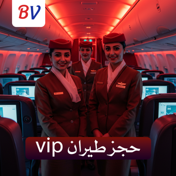 حجز طيران vip